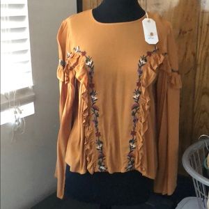 Mustard yellow long sleeve